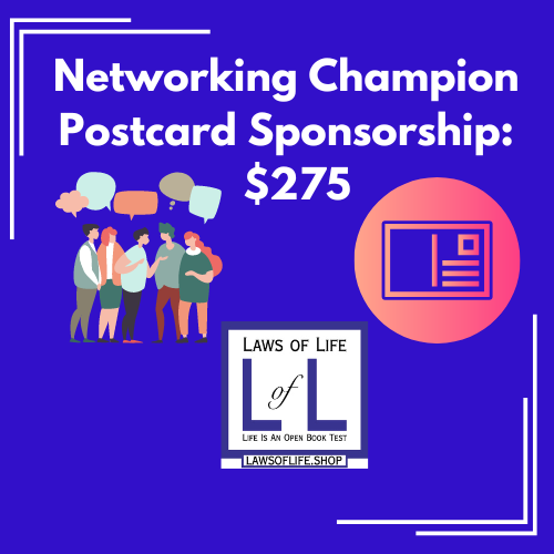 Networking Champion Postcard Sponsorship ($275)